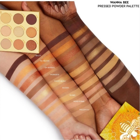 🆕🐝 COLOURPOP “WANNA BEE” PRESSED POWDER EYESHADOW PALETTE. BRAND NEW IN BOX! - Picture 2 of 7